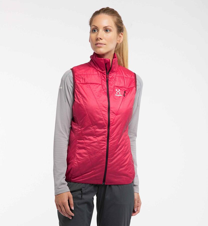 Haglöfs Womens L.I.M Barrier Vest Red New Zealand 81274FKRP